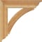 Ekena Millwork Thorton Traditional Rough Sawn Bracket, Western Red Cedar, 4"W x 22"D x 22"H BKT04X22X22THR01RWR - alternate 2